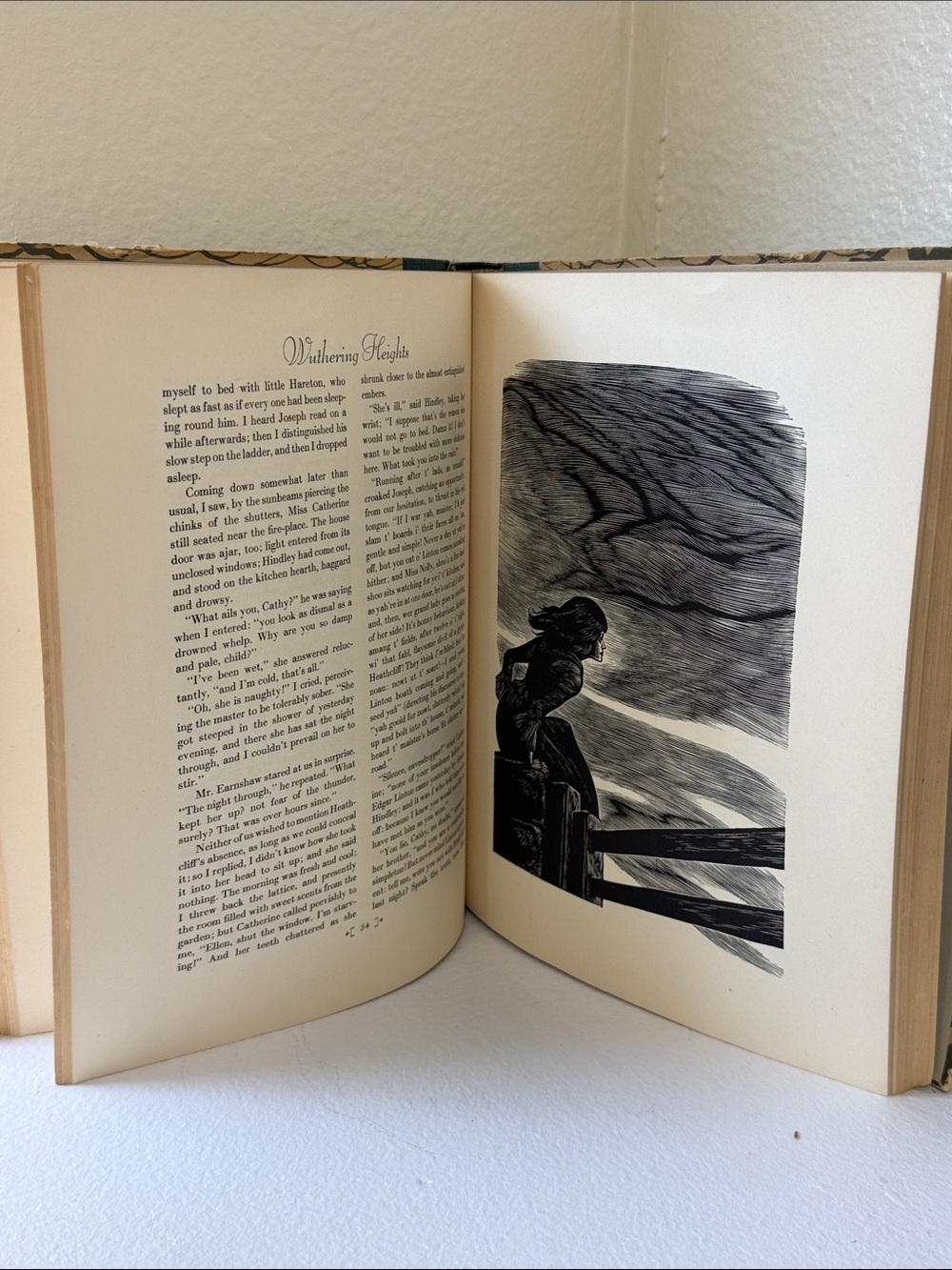 Wuthering Heights, Emily Bronte 1943 Engraved Illustrations by Fritz Eichenberg - Picture 13 of 13